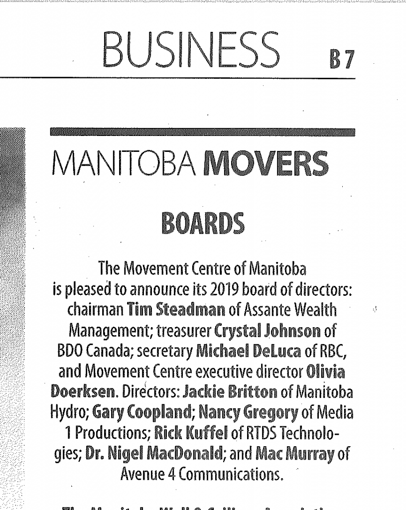 MB Movers - BoD Announcement 2019